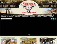 Tablet Screenshot of jawbonecanyonstore.com